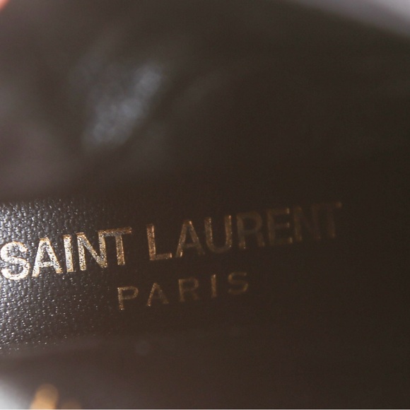 SAINT LAURENT PARIS BLACK SUEDE AND LEATHER STRAPPY JODHPUR BOOTS 41 / 10 US - Picture 8 of 8